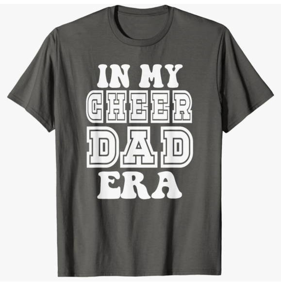 NWOT Men's In My Cheer Dad Era Cheerleader Father Tee Shirt L - Picture 1 of 1